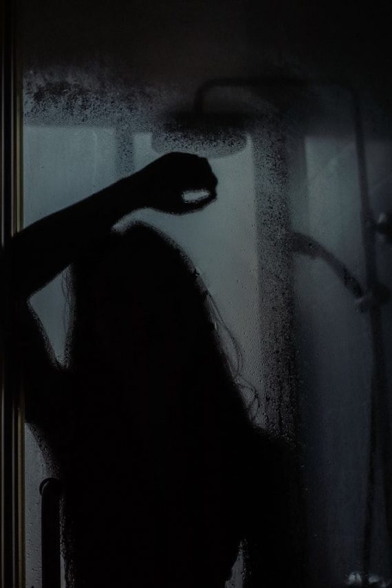 γυναίκα, σκιά, κατάθλιψη